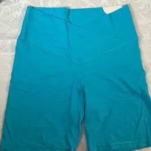 Aerie Vibrant Teal Bike Shorts